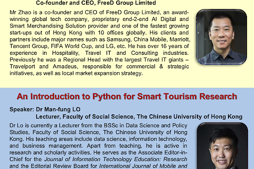 Online Research Seminar: An Introduction to Python for Smart Tourism Research
